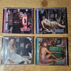 Taylor Swift "The Life of A Showgirl" Variant CDS lot (X4) NEW